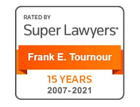 Rated by Super Lawyers - Frank E. Tournour - 15 Years, 2007-2021